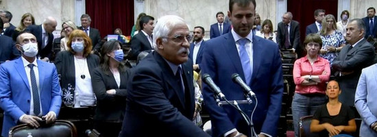 Emiliano Estrada, Carlos Zapata jura como diputados  nacionales