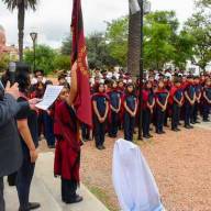 Alumnos del Colegio Arturo Illia prometieron lealtad a la Constitución