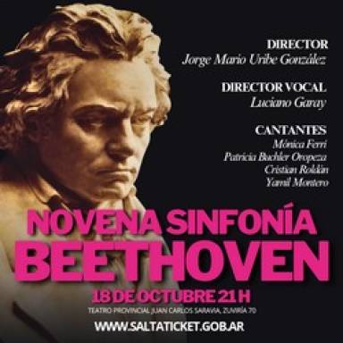 La Orquesta Sinfónica presenta la Sinfonía N° 9 de Beethoven