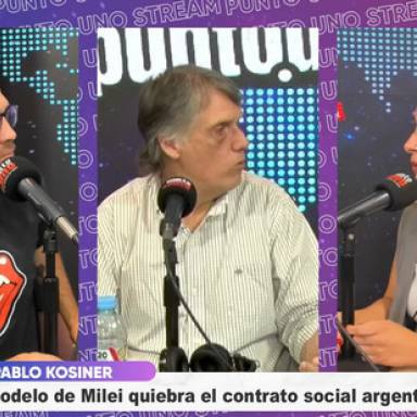 Pablo Kosiner: el modelo de Milei quiebra el contrato social argentino