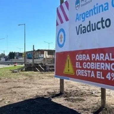 La obra pública seguirá congelada en 2025