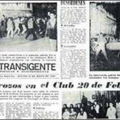El día que destrozaron el club 20 de Febrero