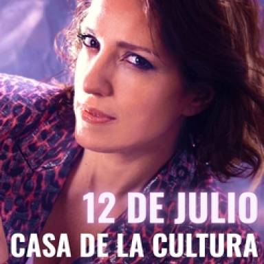 Ligia Piro se presenta en la Casa de la Cultura