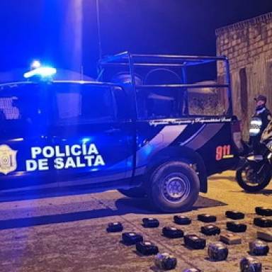 Salta incautó 850 kilos de droga en 2025