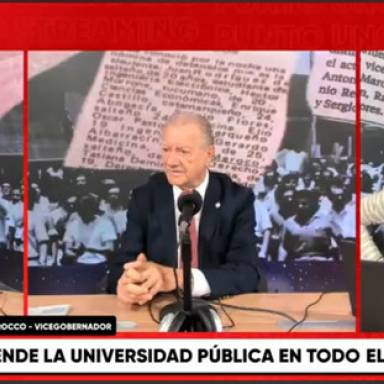 Marocco recordó el Tucumanazo y  la lucha estudiantil a fines de los 60