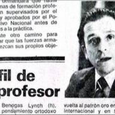 Alberto Benegas Lynch: su viejo y fracasado discurso