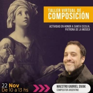 Taller Virtual de Composición junto al maestro Gabriel Sivak