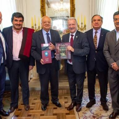 Almuerzo entre el vicegobernador y el Embajador de Chile en Argentina