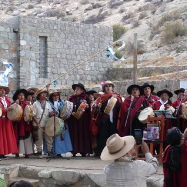 El cielo y la tierra se unieron en Tastil para celebrar la tradición
