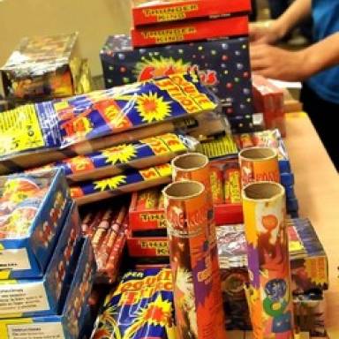 Pirotecnia prohibida otra vez a prueba