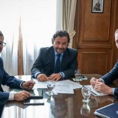 Sáenz se reunió con Santilli