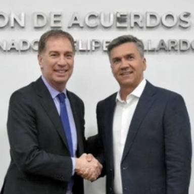 Santilli se reunió con Zdero para buscar los votos de Chaco