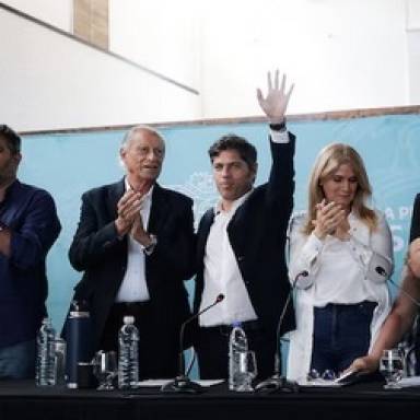 El justicialismo selló la unidad con  Kicillof como presidente