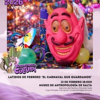 El carnaval salteño se vive en el Museo de Antropología