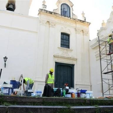 El Convento San Bernardo luce una nueva fachada