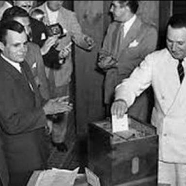 Perón inicia su camino presidencial