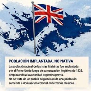 La autodeterminación es un principio internacional no aplicable a la población implantada no nativa
