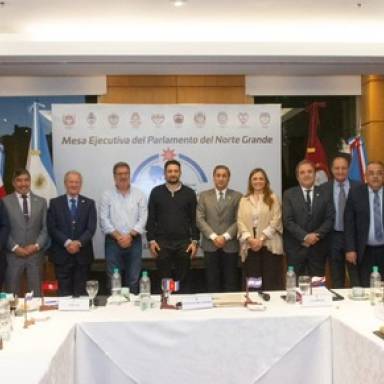Se reunió la Junta Ejecutiva del  Parlamento del Norte Grande