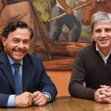 Sáenz planteó a Caputo que manden fondos para obras