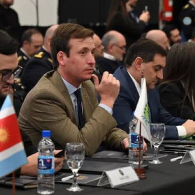 Gaspar Solá en el Consejo de Seguridad Interior