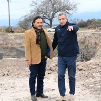 Comenzó la construcción del canal pluvial del Valle de Lerma