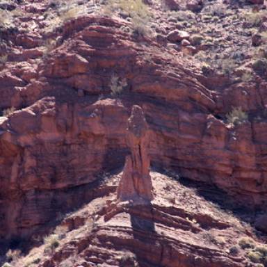 El Fraile: monumento esculpido por el viento y el agua