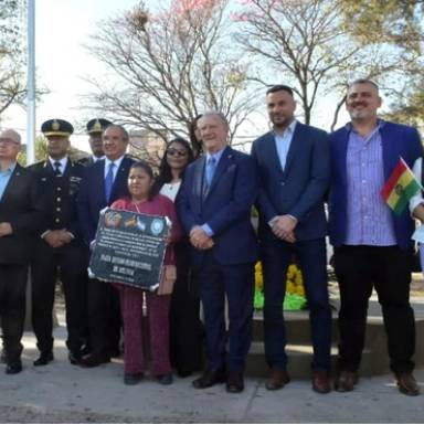 El vicegobernador Marocco participó del aniversario de la independencia de Bolivia