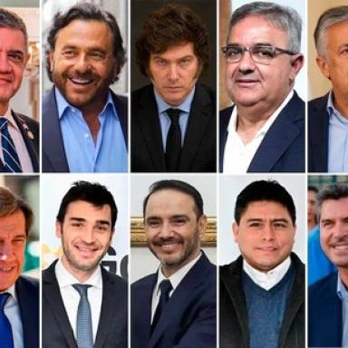 Los gobernadores aliados viajan con Milei a Francia