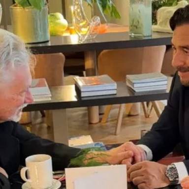 Sáenz se reunió con Jean-Michel Bouvier