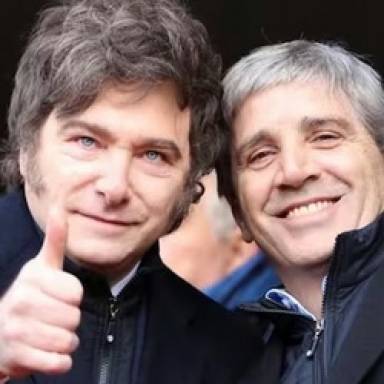 Milei respaldó a Luis Caputo